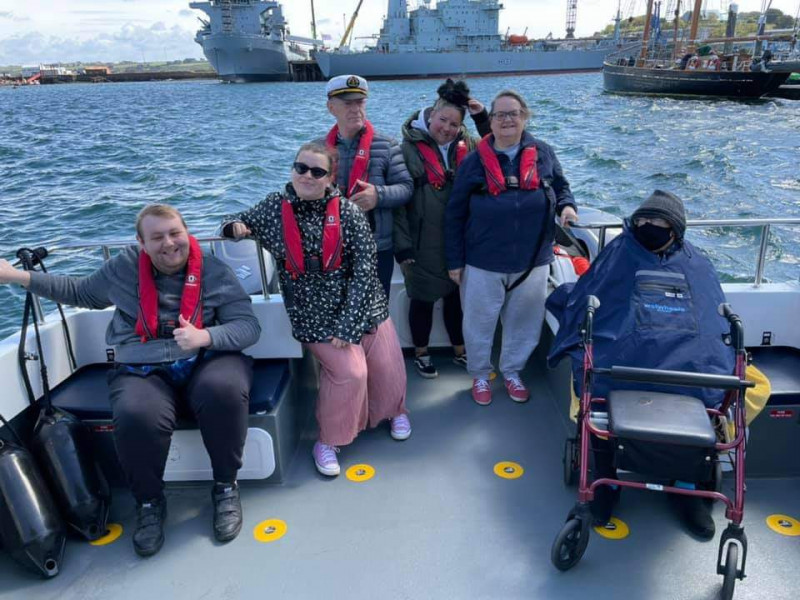Wheelchair accessible boating trips in Falmouth!