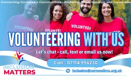 We Need You!  Volunteer as a Wellbeing Volunteer today and make a difference.
