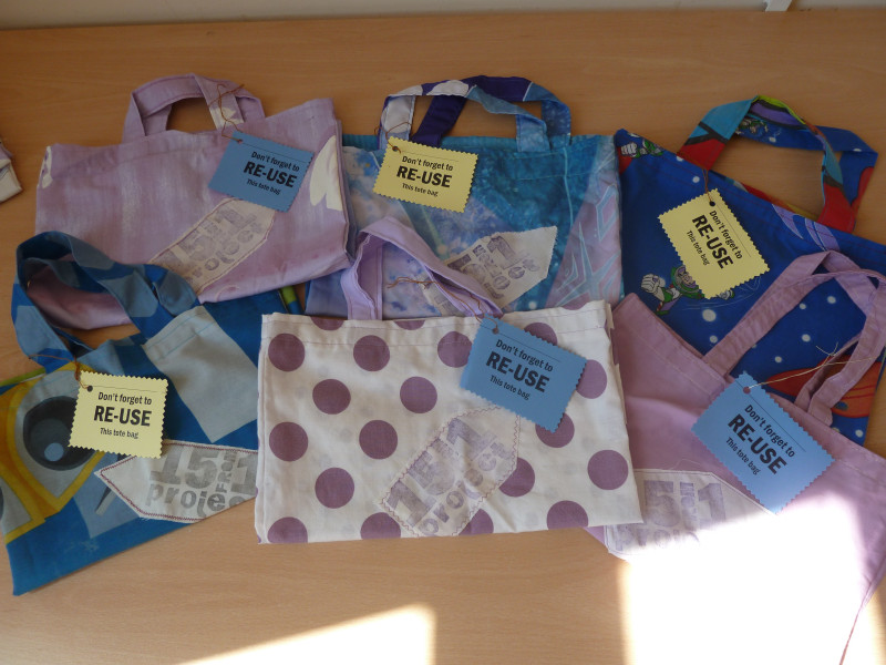 15 From 1 Project - Making tote bags from quilts