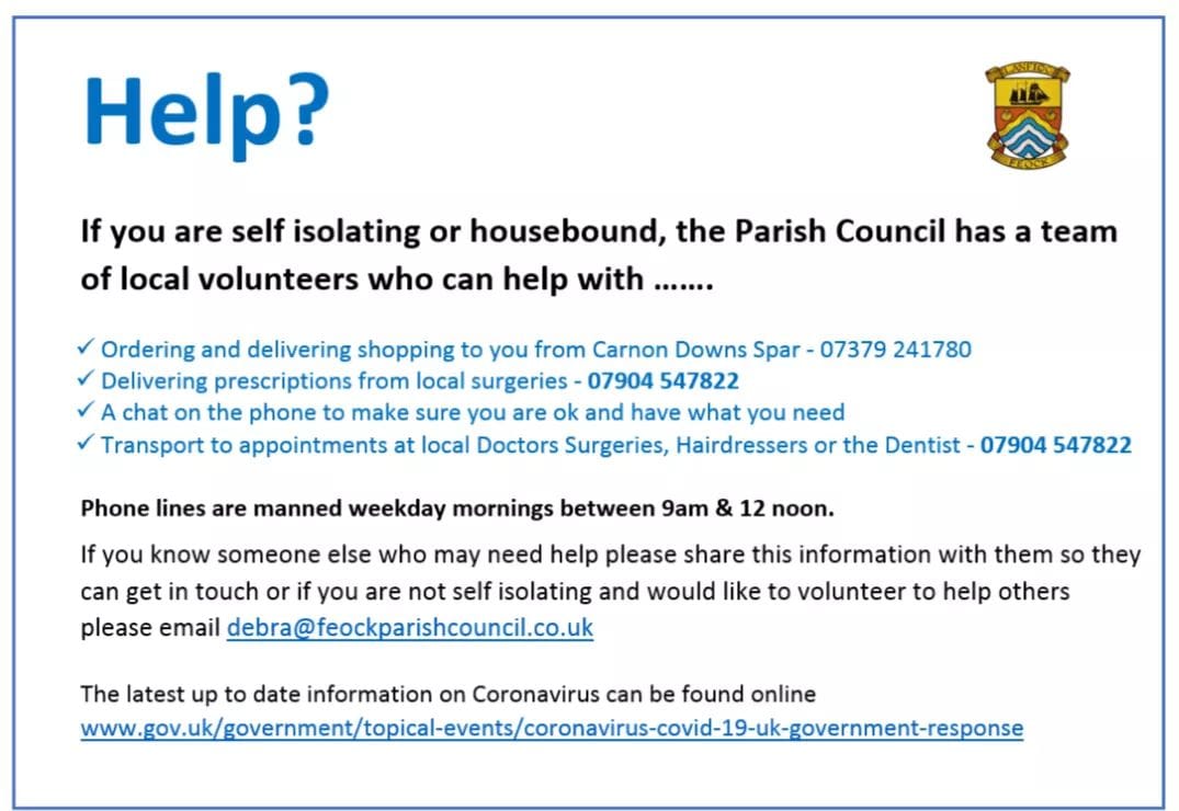 Feock Parish Council support service